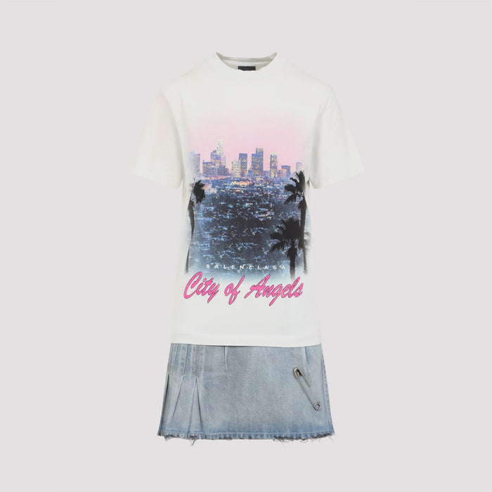 Layered Mini Dress Cotton