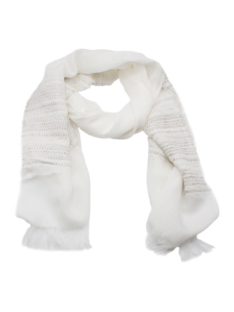 Lorena Antoniazzi Scarfs White 42md 18co 13li