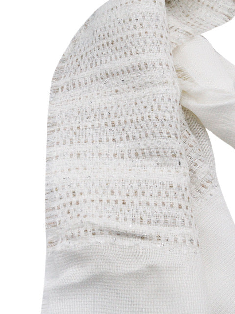 Lorena Antoniazzi Scarfs White 42md 18co 13li