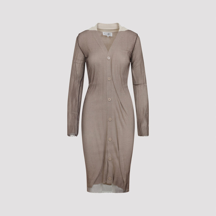 Mm6 Cardigan Nude & Neutrals Wool