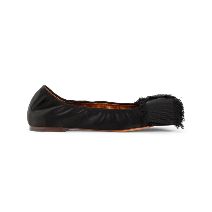 Lanvin Bow Ballerinas Silk