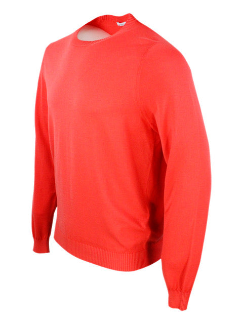 Malo Sweaters Orange 100co