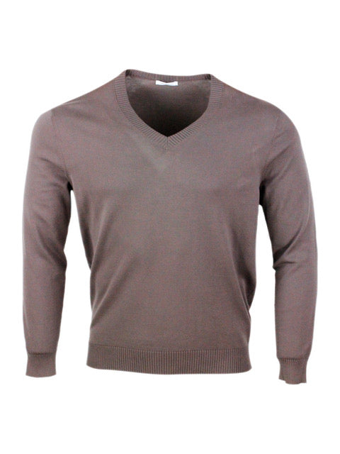 Malo Sweaters Brown 100co