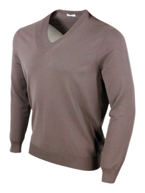 Malo Sweaters Brown 100co
