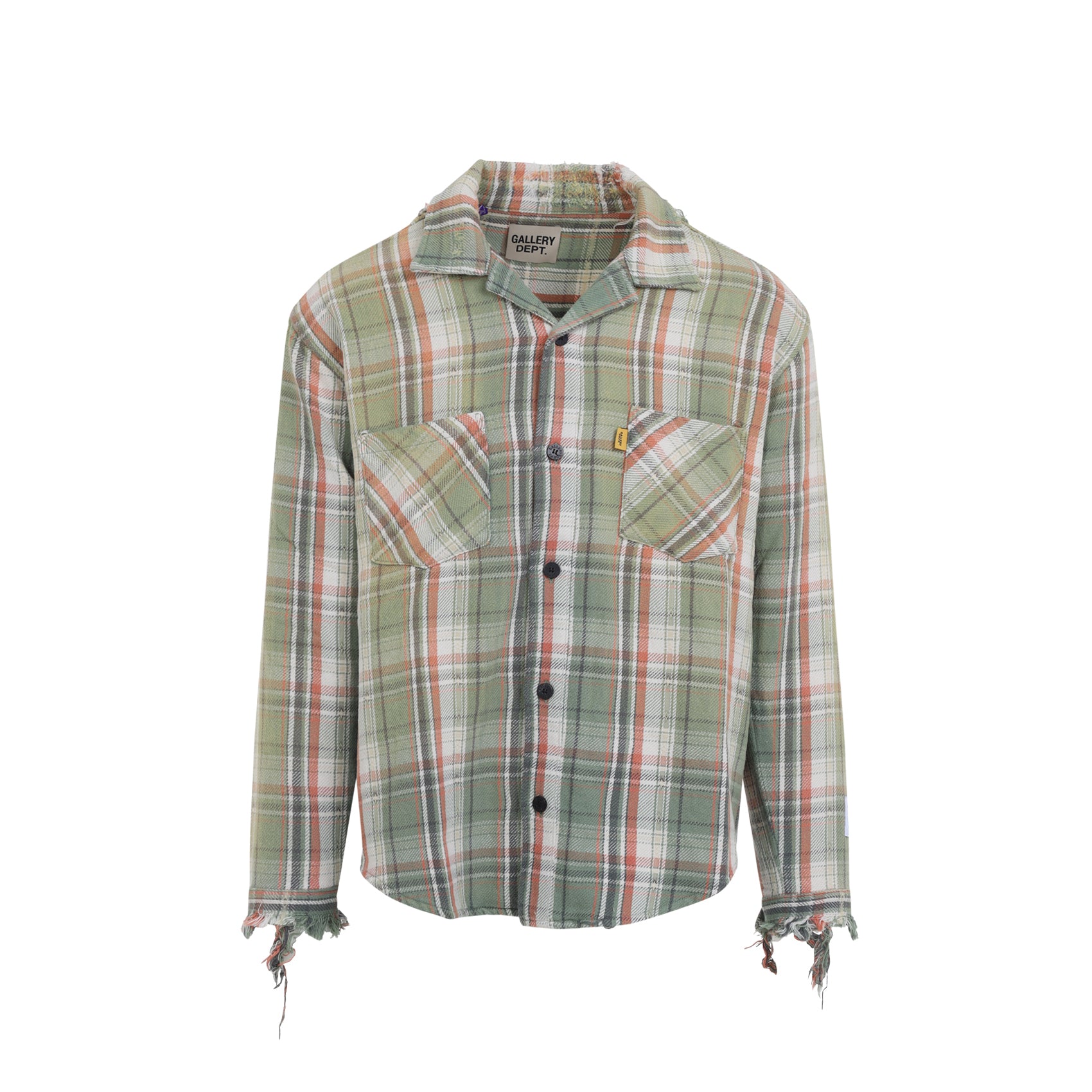 Marley Flannel Shirt Green Cotton