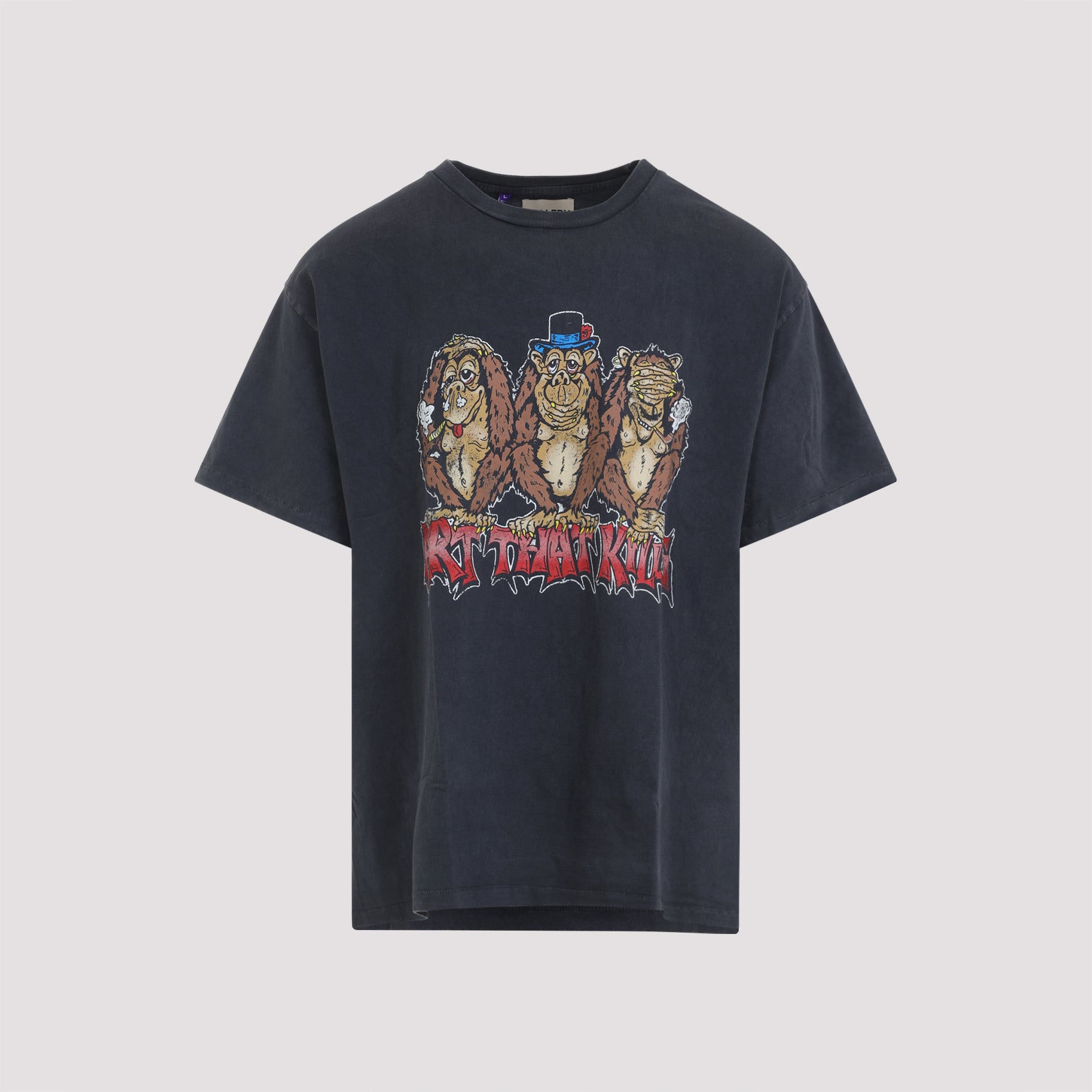 See No Evil T-shirt Black Cotton Tshirt