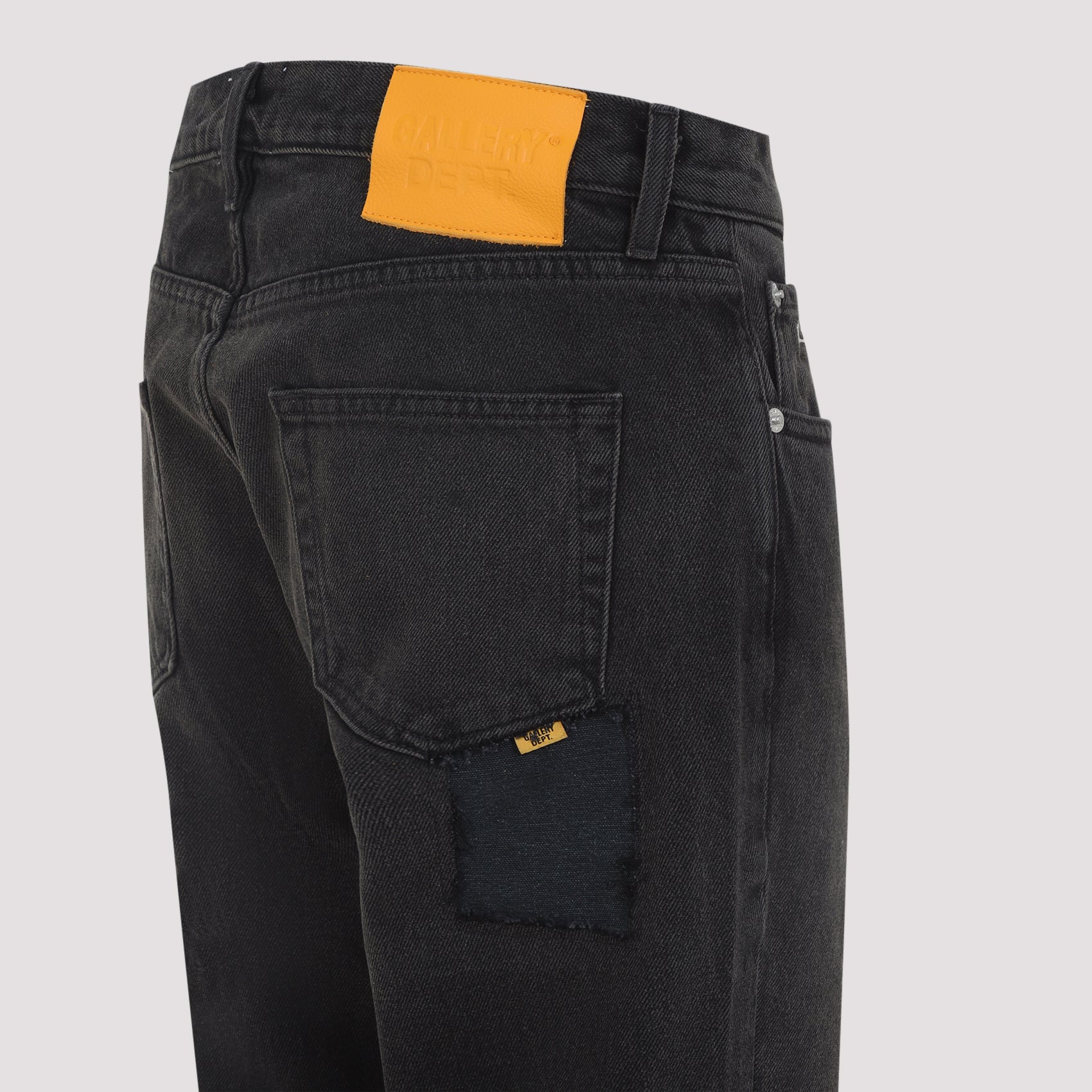 Og La Flare Jeans Black Cotton