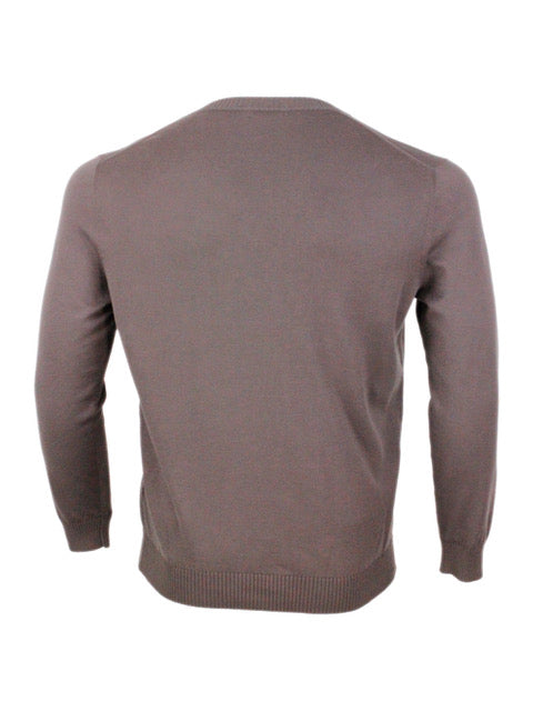Malo Sweaters Brown 100co
