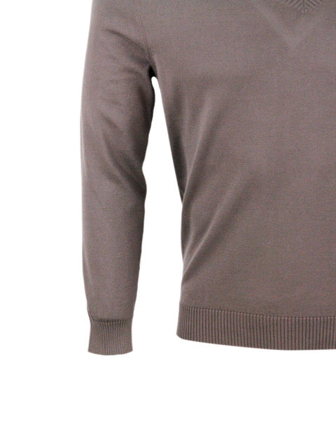 Malo Sweaters Brown 100co