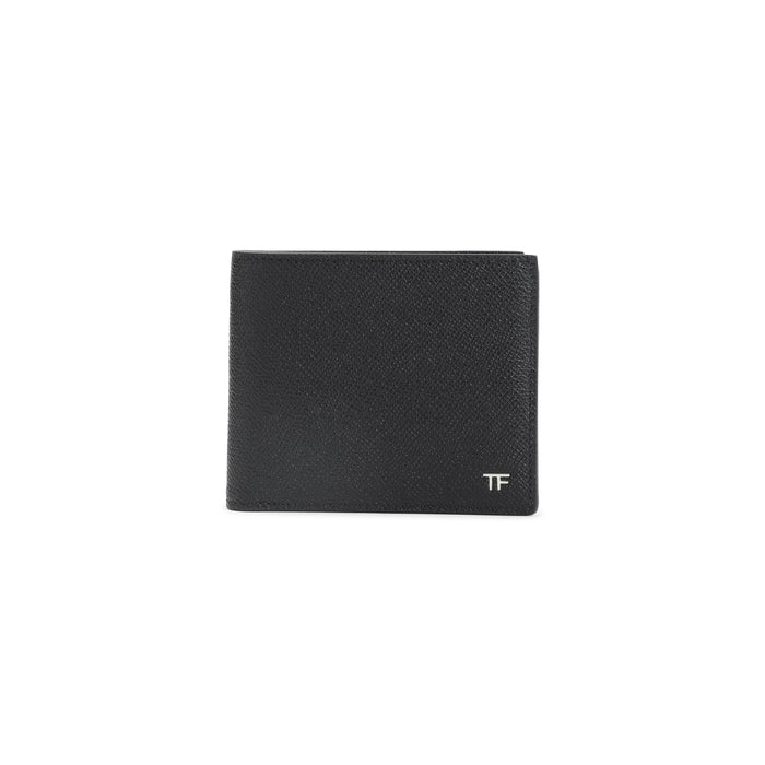 Wallet Black Calf Leather Smallleathergoods
