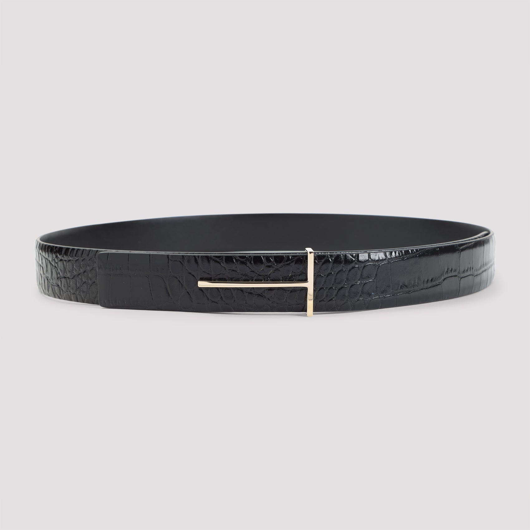Calf Leather Belt Black