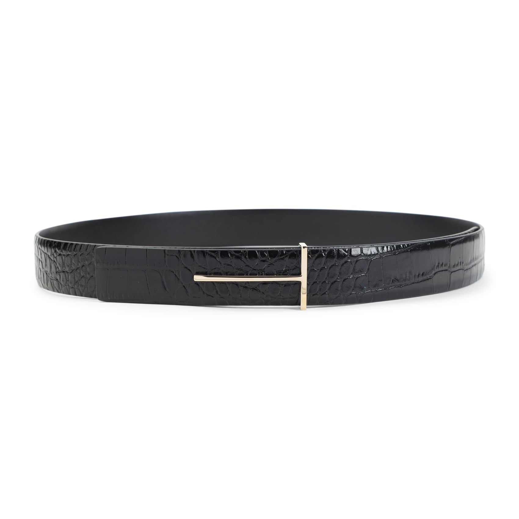 Calf Leather Belt Black