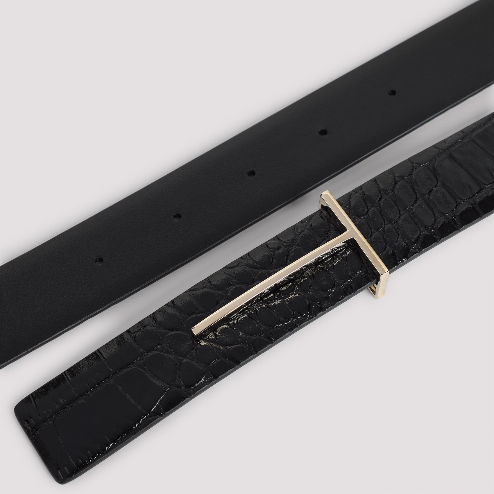 Calf Leather Belt Black