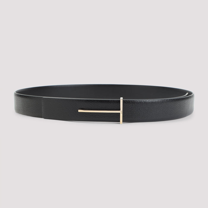Goat Leather Belt Black