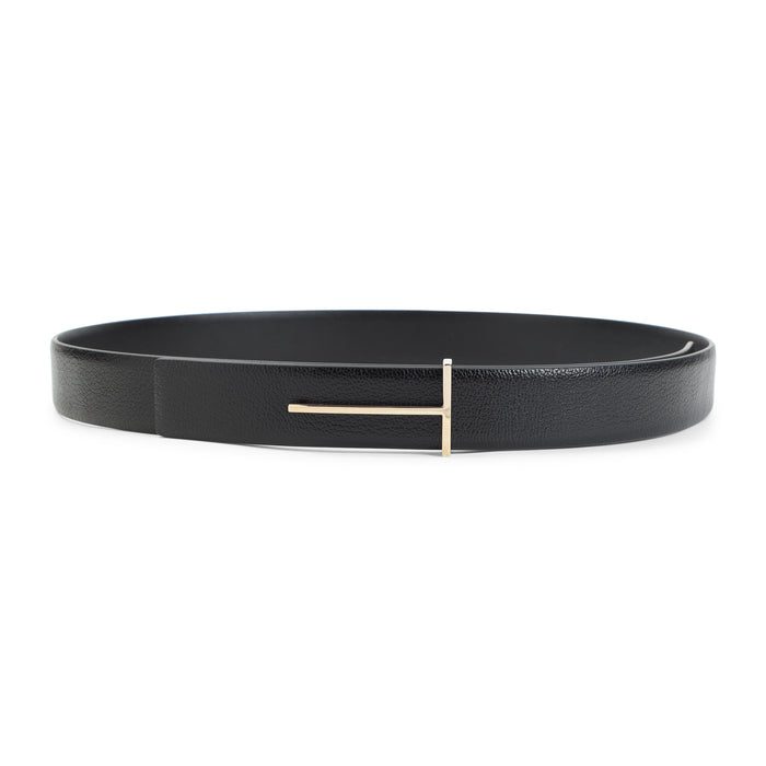 Goat Leather Belt Black