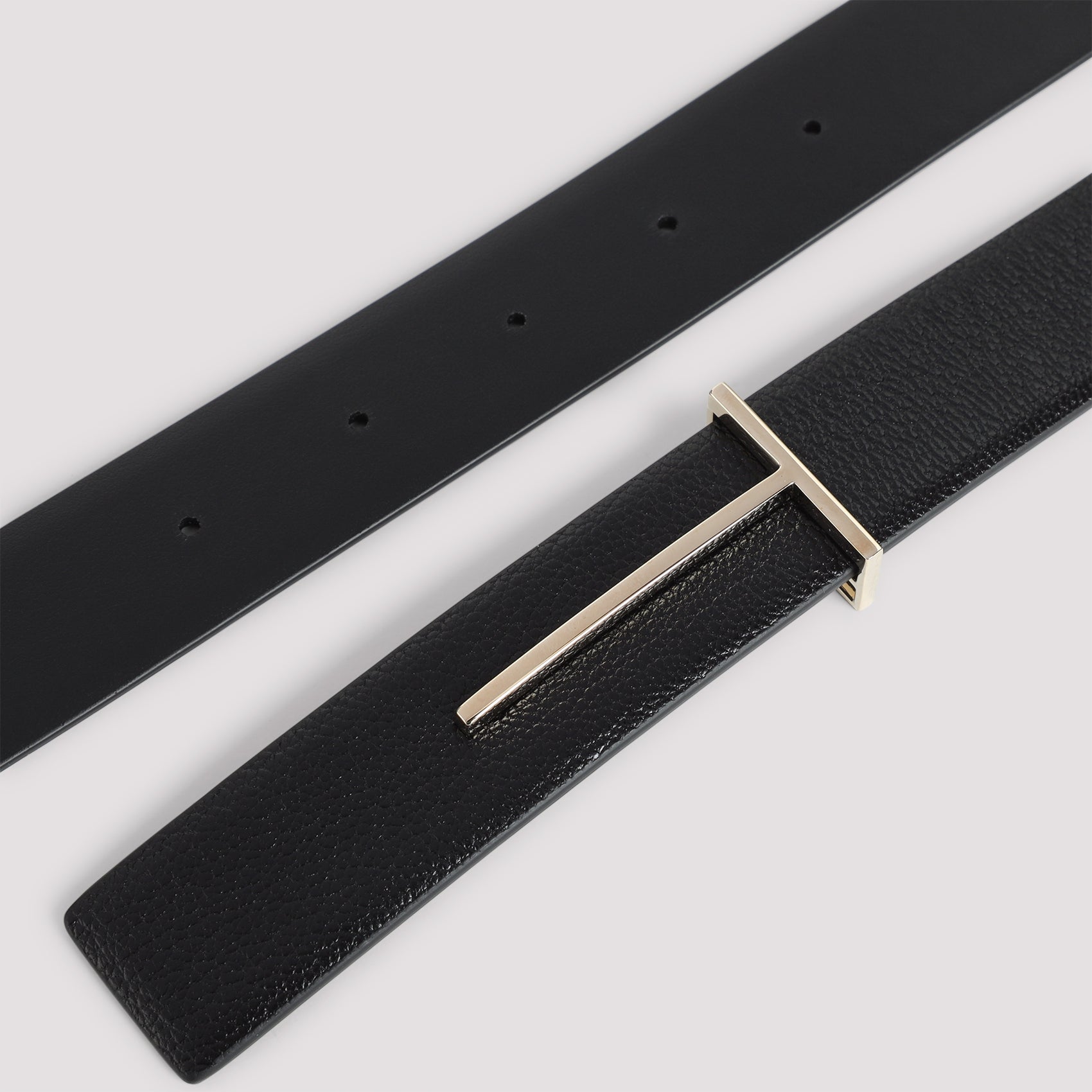 Goat Leather Belt Black