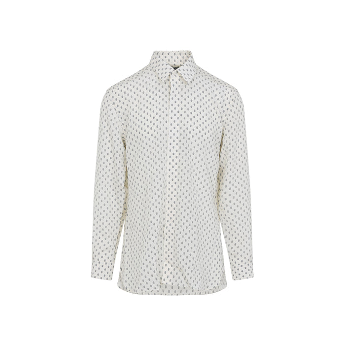 Fluid Shirt White Silk