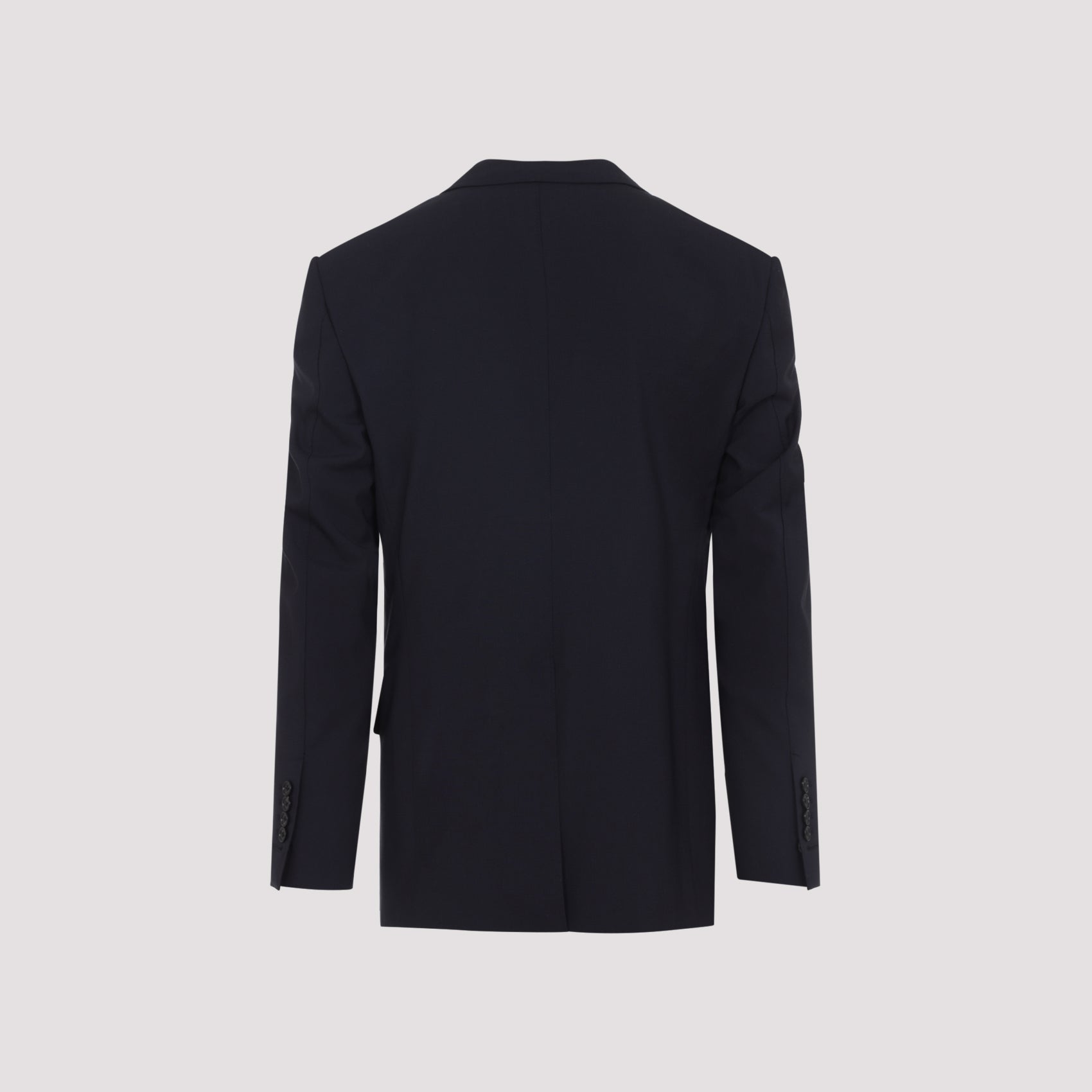Wool Suit Blue Spandex