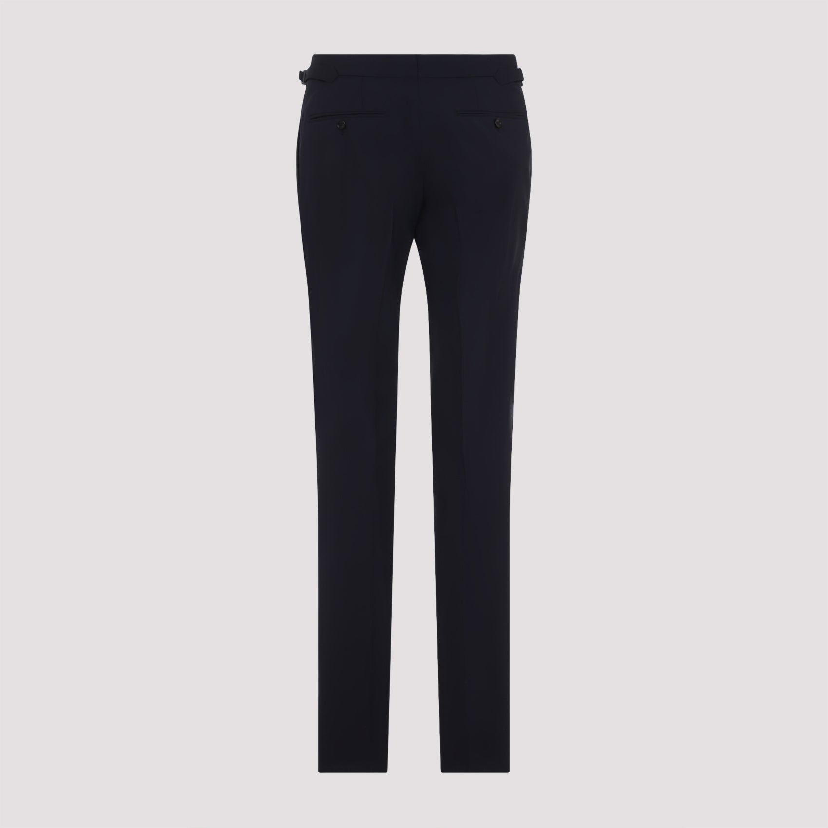 Wool Suit Blue Spandex