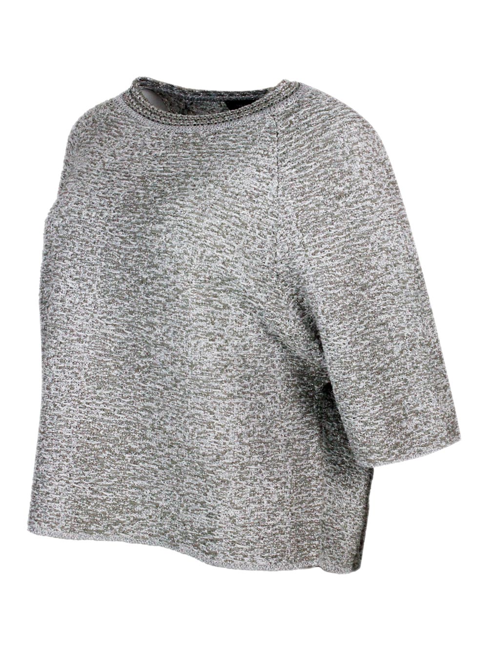 Fabiana Filippi Sweaters Grigio - Argento 68co 23vi 12me