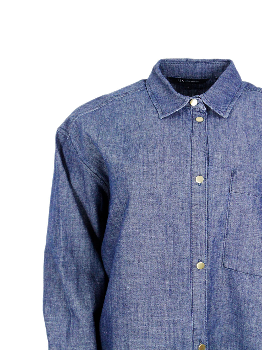 Armani Exchange Shirts Denim 100co
