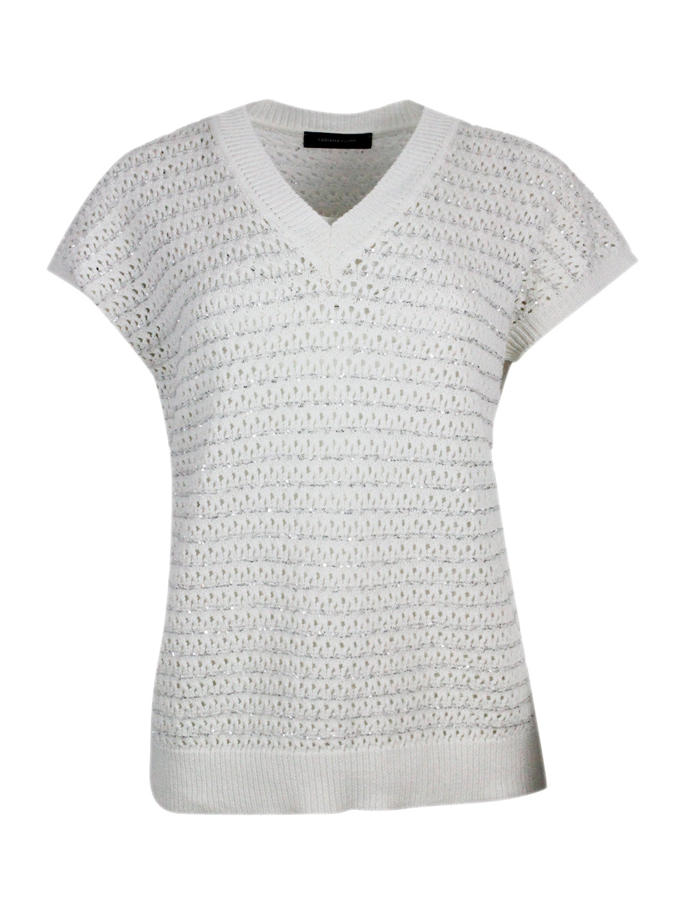 Fabiana Filippi Sweaters White 85co 8pa 7pl