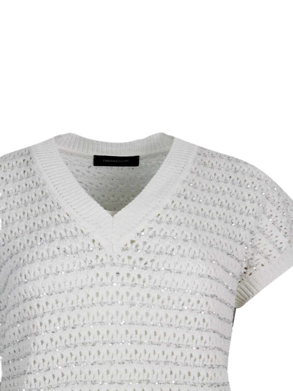 Fabiana Filippi Sweaters White 85co 8pa 7pl