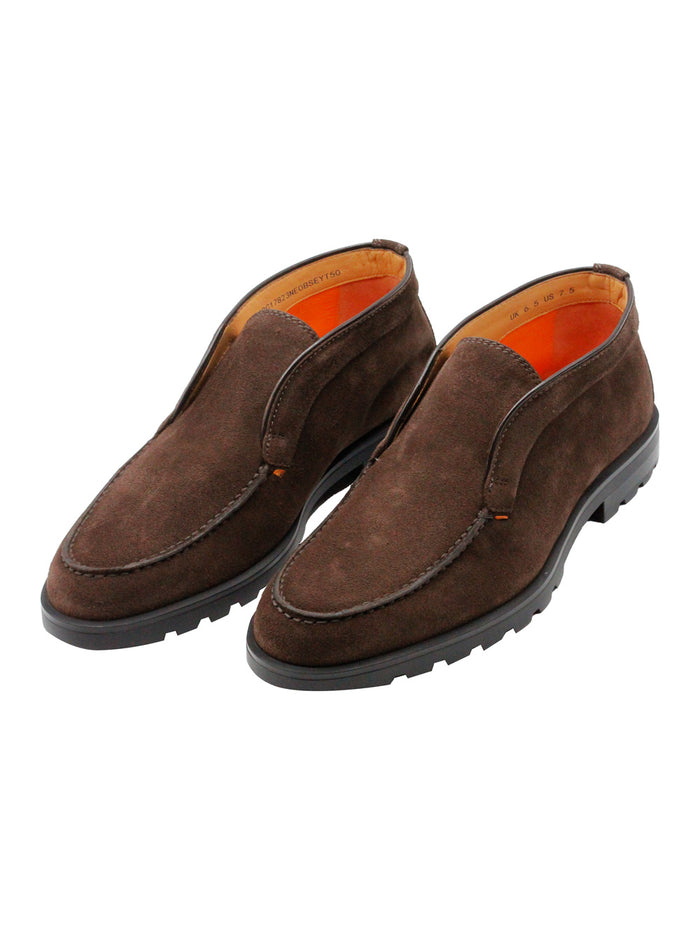 Santoni Flat Shoes Brown 100le