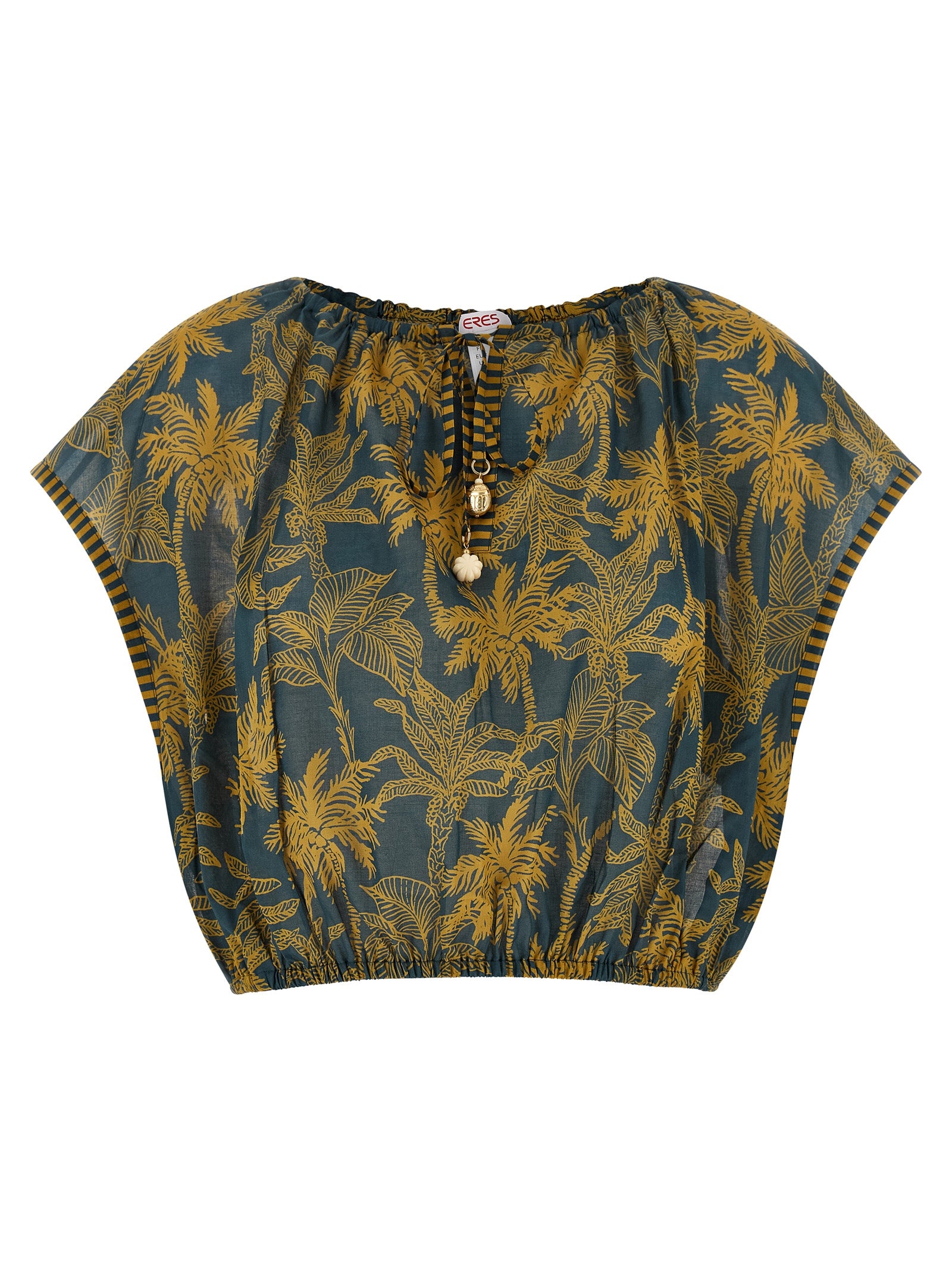 Crocodile top Multicolor Cotton Beachwear