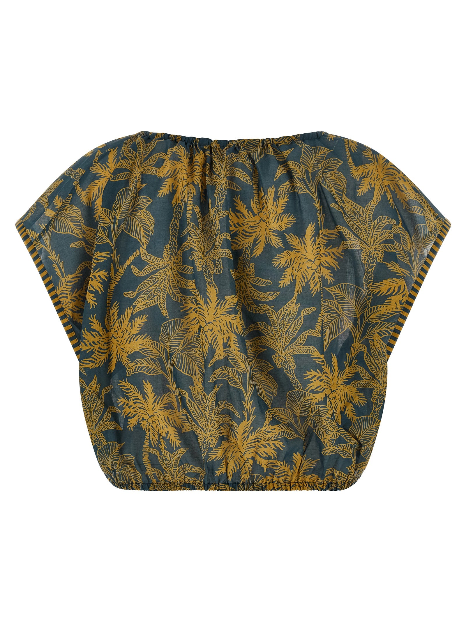 Crocodile top Multicolor Cotton Beachwear
