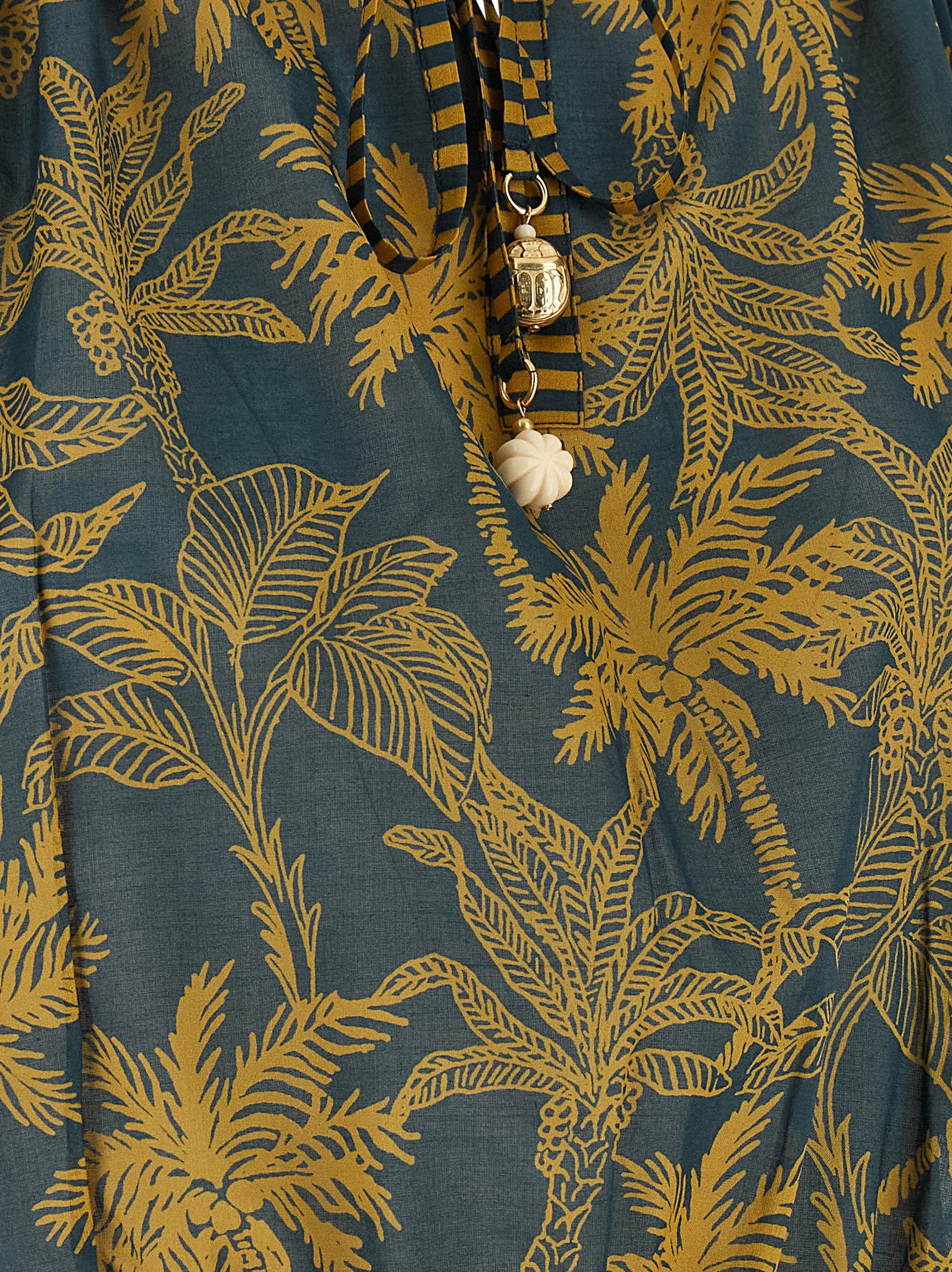Crocodile top Multicolor Cotton Beachwear