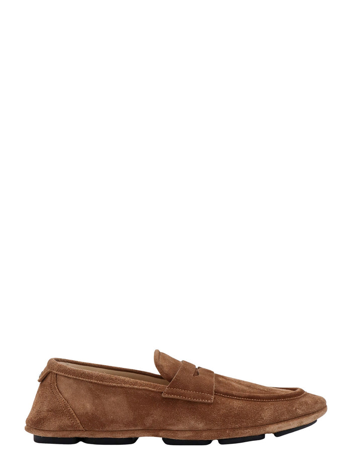 Dolce & Gabbana Flat Shoes Brown Suede