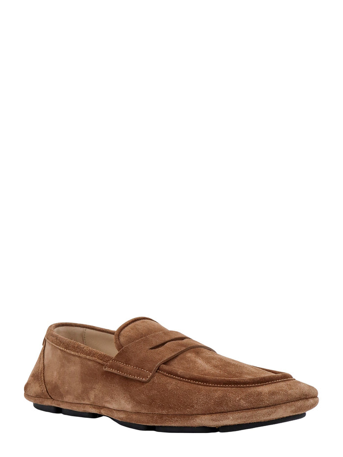 Dolce & Gabbana Flat Shoes Brown Suede