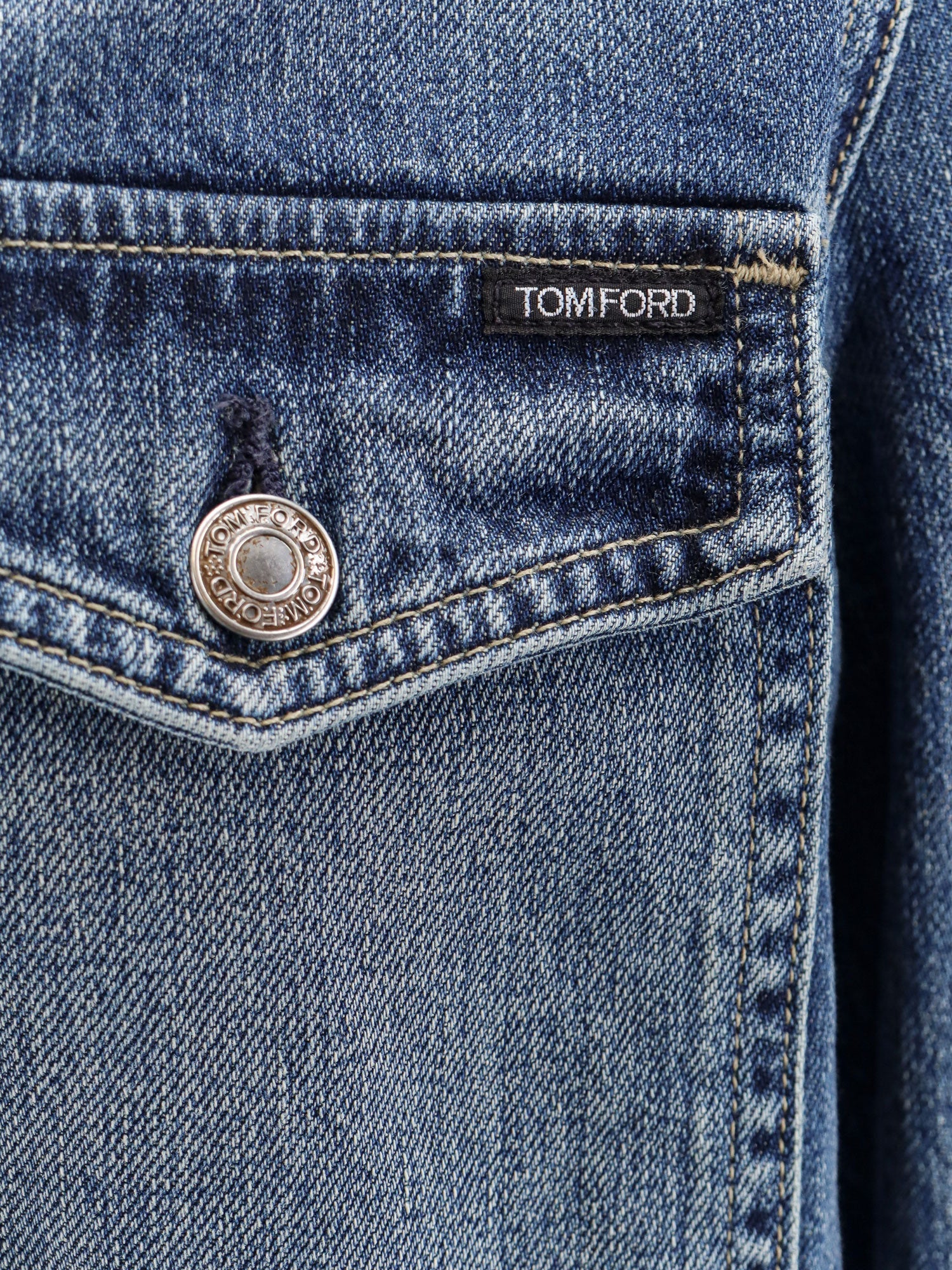 Tom Ford Jackets Blue Cotone