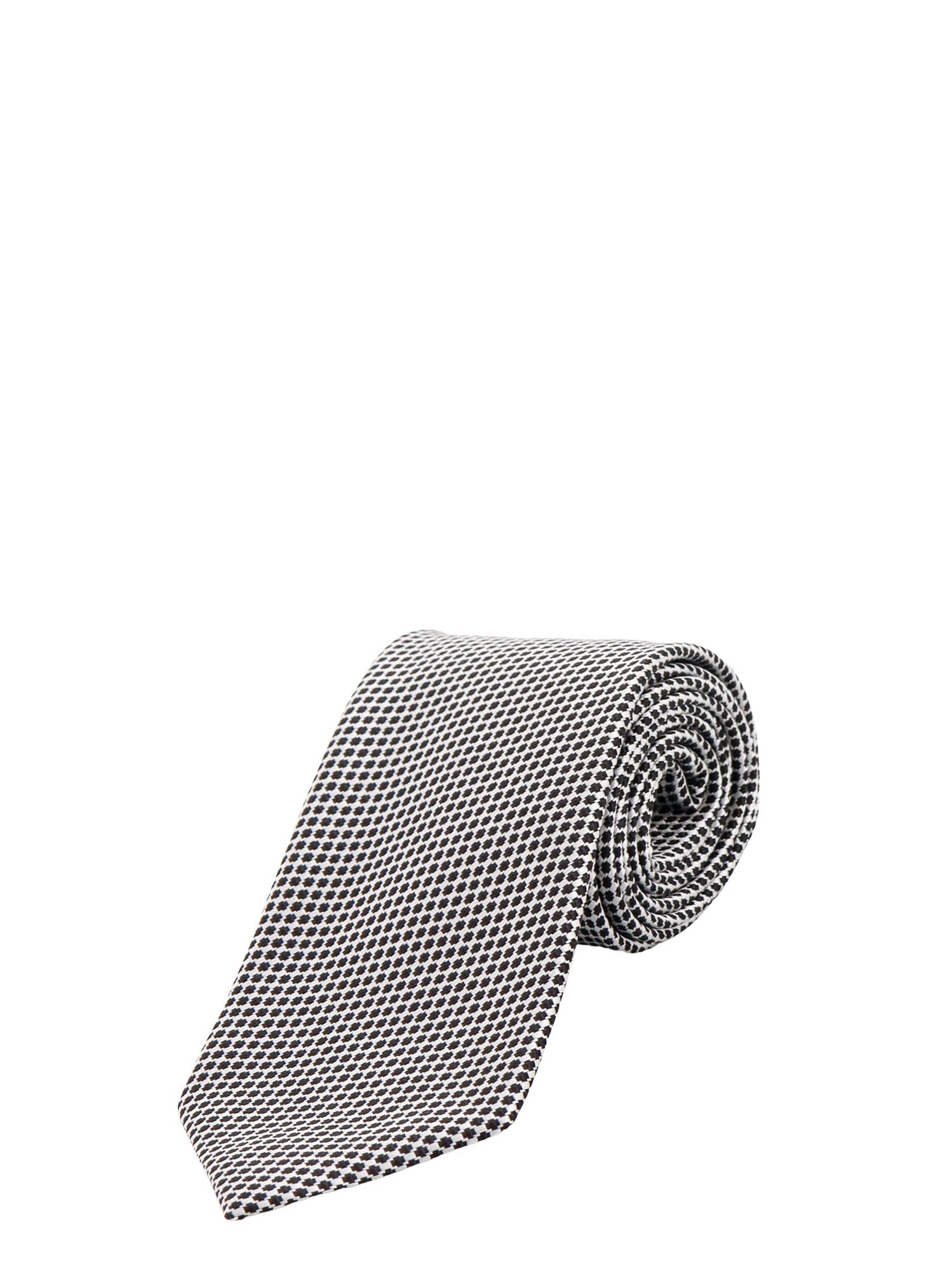 Tom Ford Ties Grey Seta
