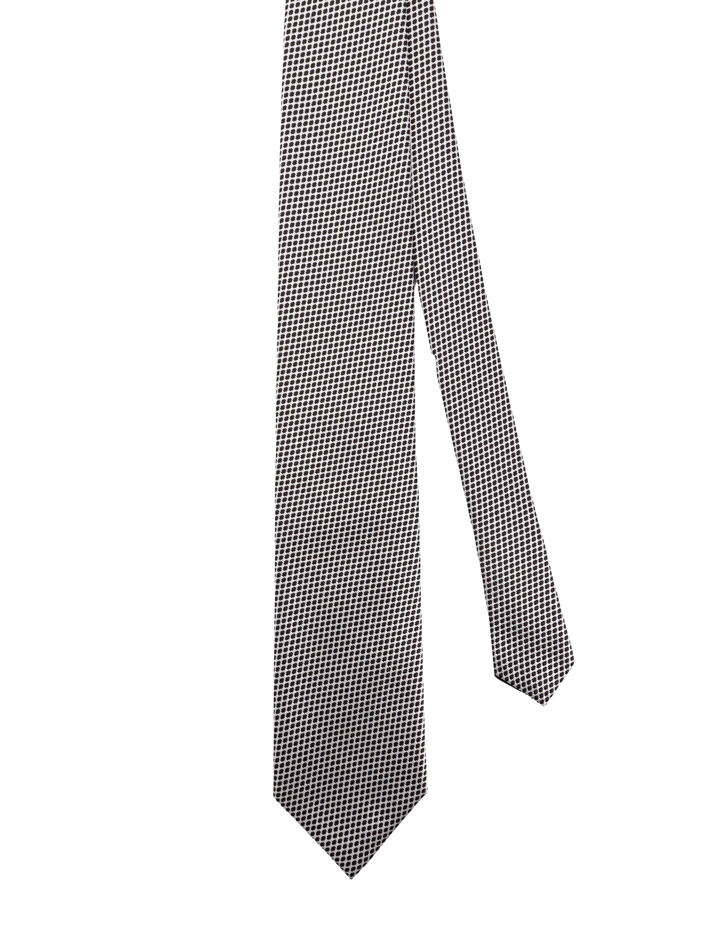 Tom Ford Ties Grey Seta