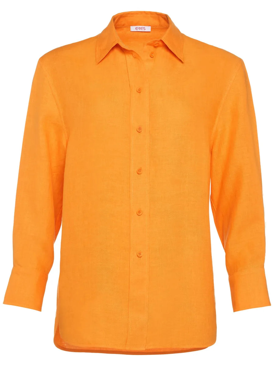 Eres Linen/Flax 100% shirt in orange