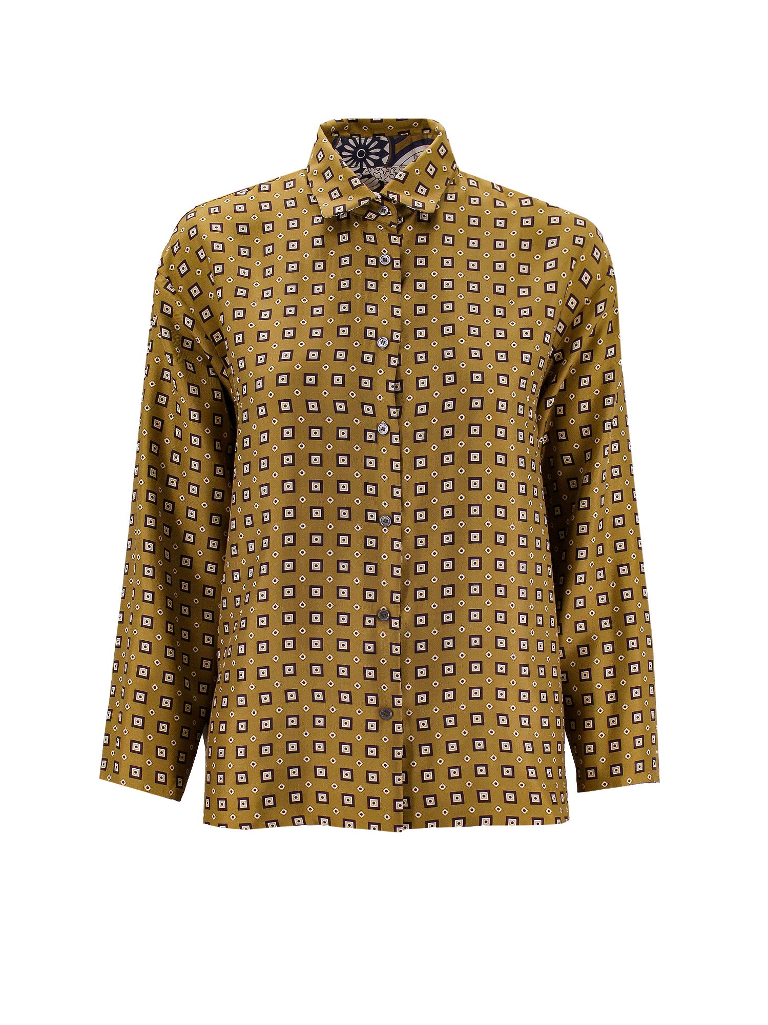 S Max Mara Shirts Brown Seta
