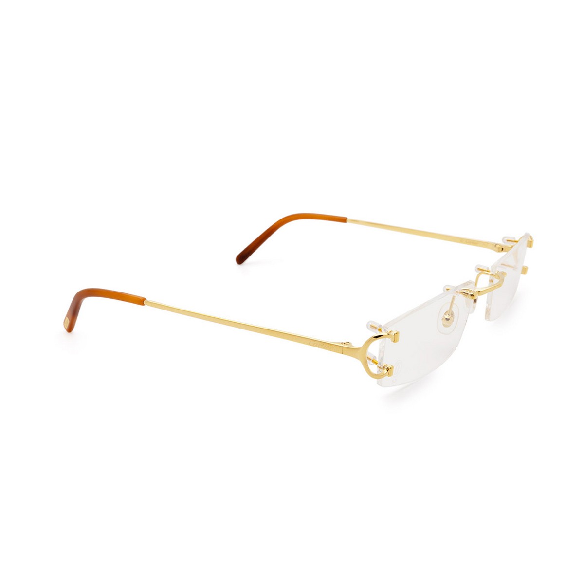 Cartier Ct0092o Decor C De Gold Metallo Sunglasses