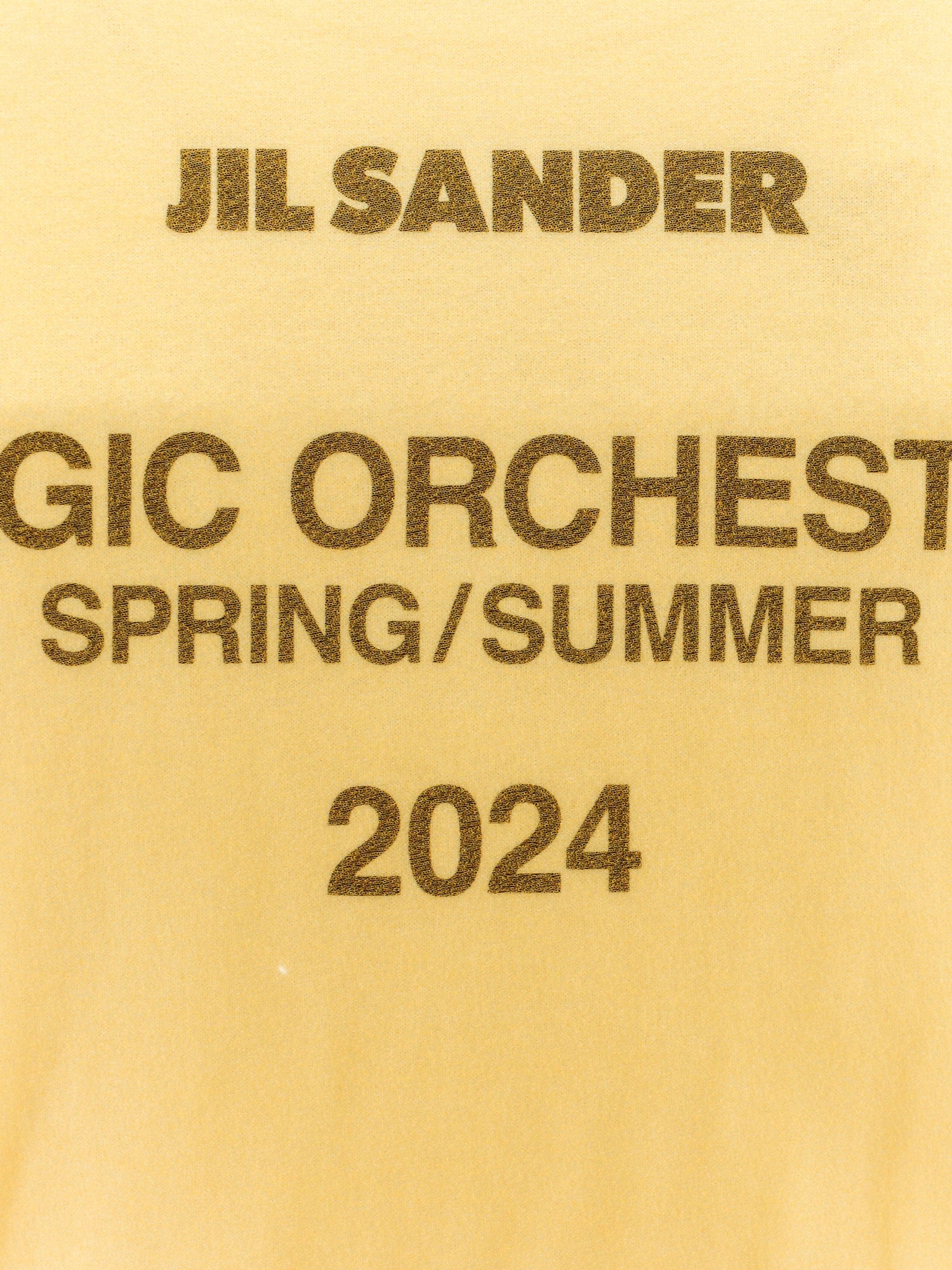 Jil Sander T-shirts and Polos Orange Cotone /poliestere
