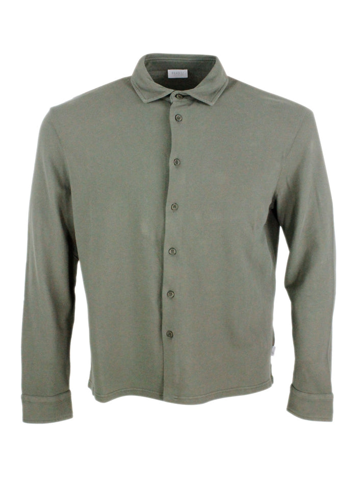 04651-A Trip A Bag Shirts Jungle Green 100co