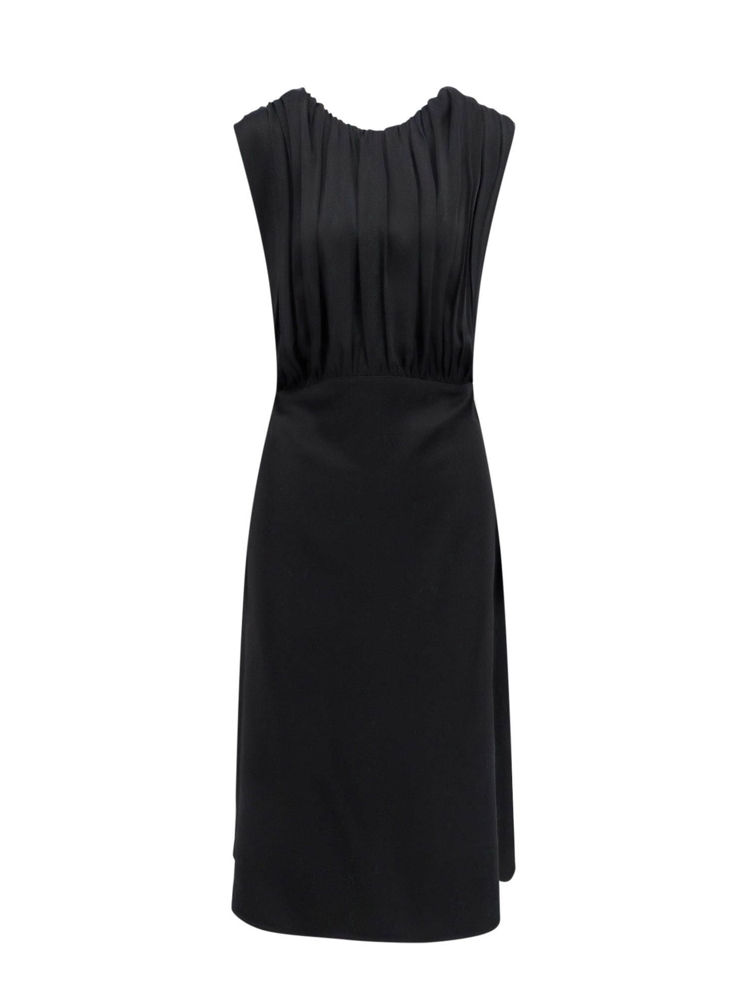 Jil Sander Dresses Black Acetato Viscosa