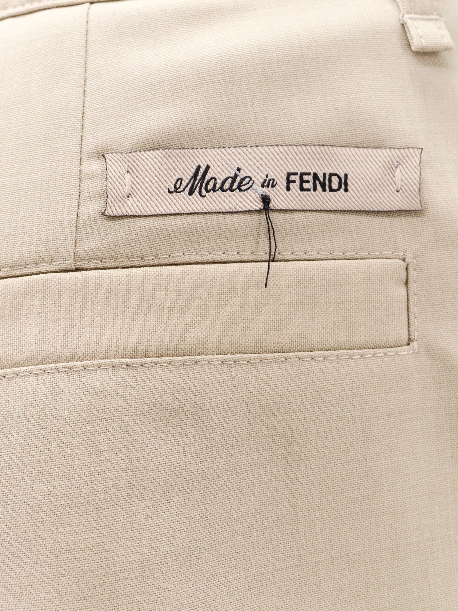 Fendi Shorts Beige Lana