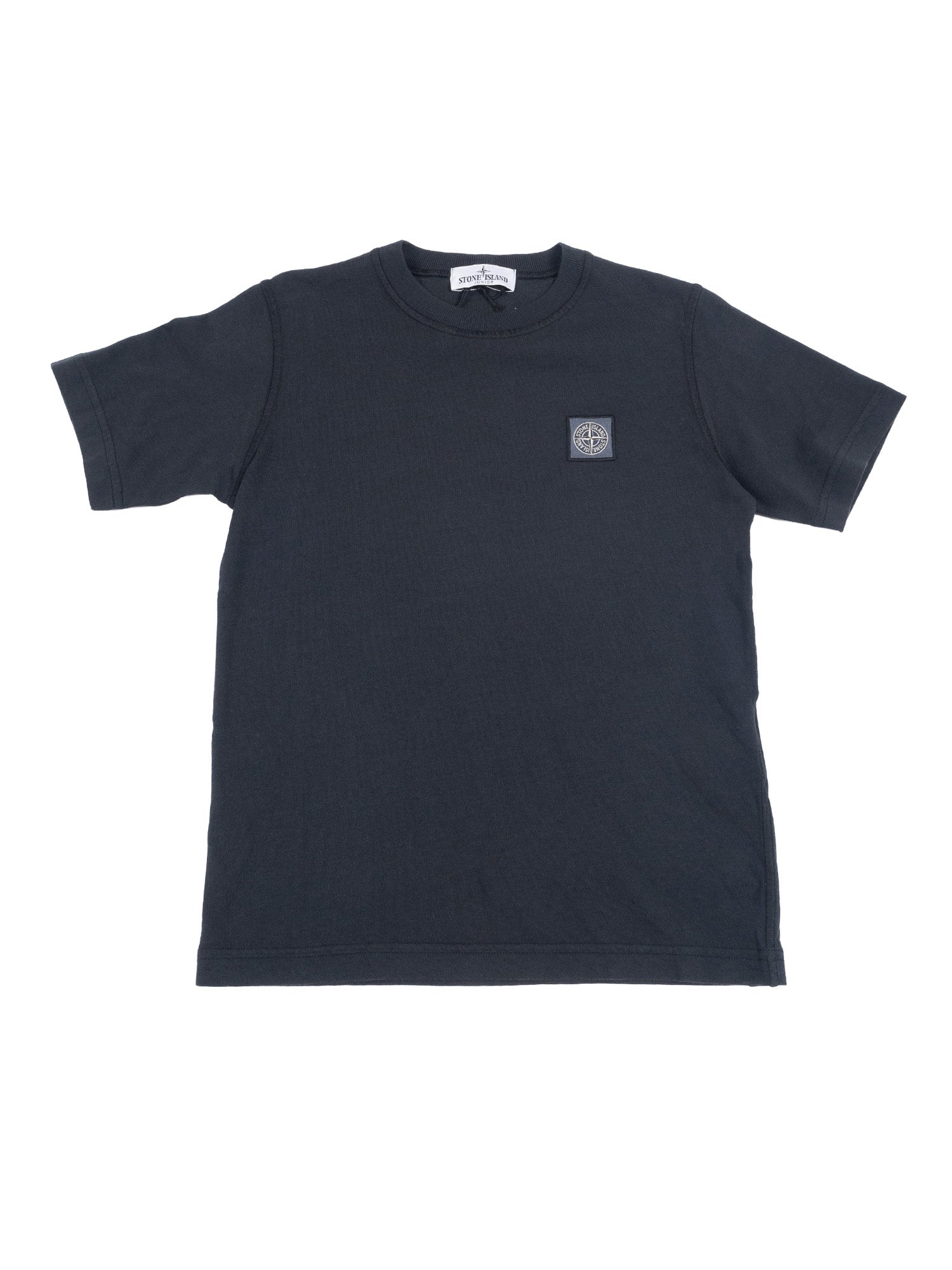T-Shirt Blue Cotton Short Sleeves