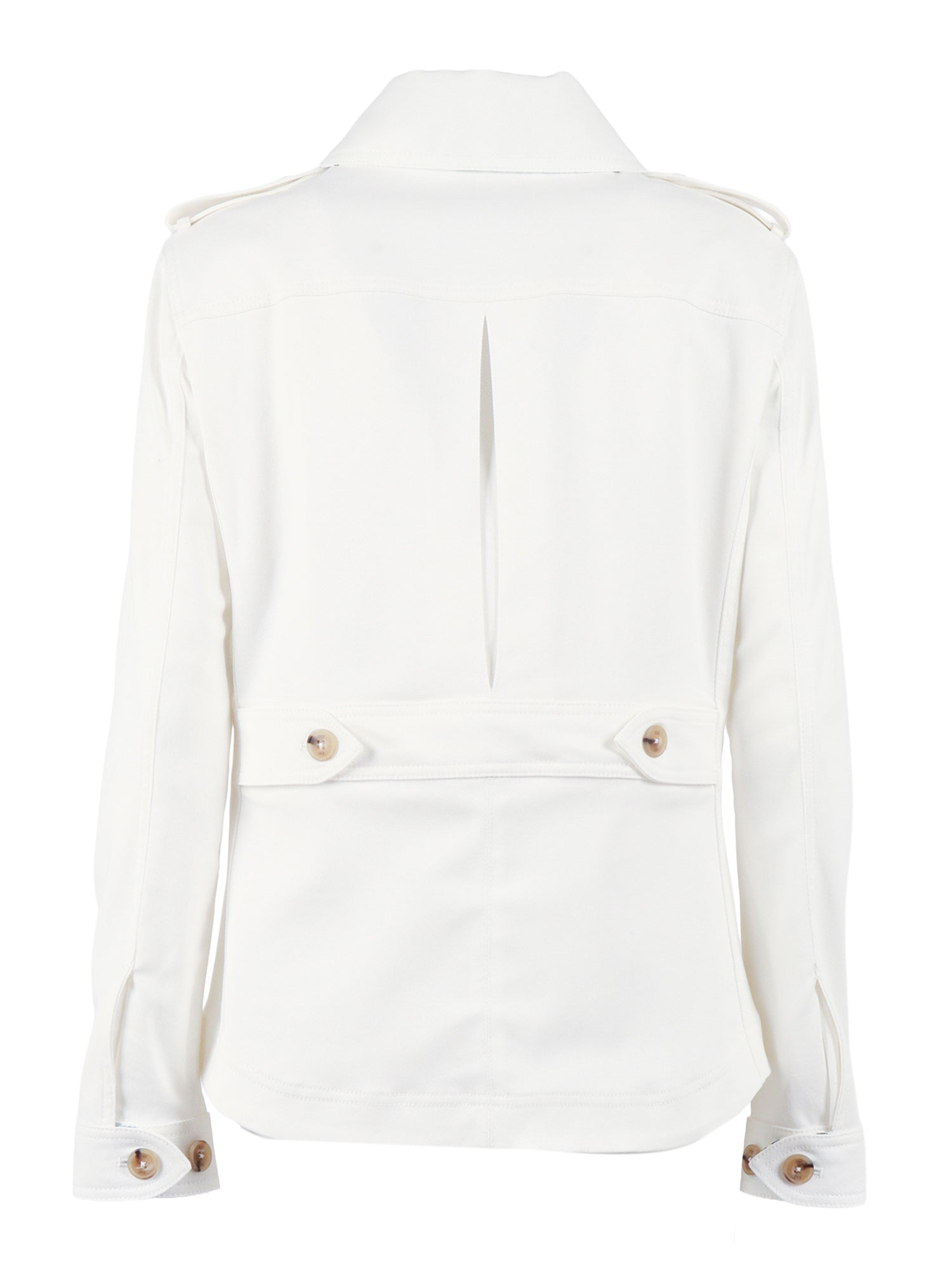 SHIRT GANCIO JACKET White Cotton Elastane