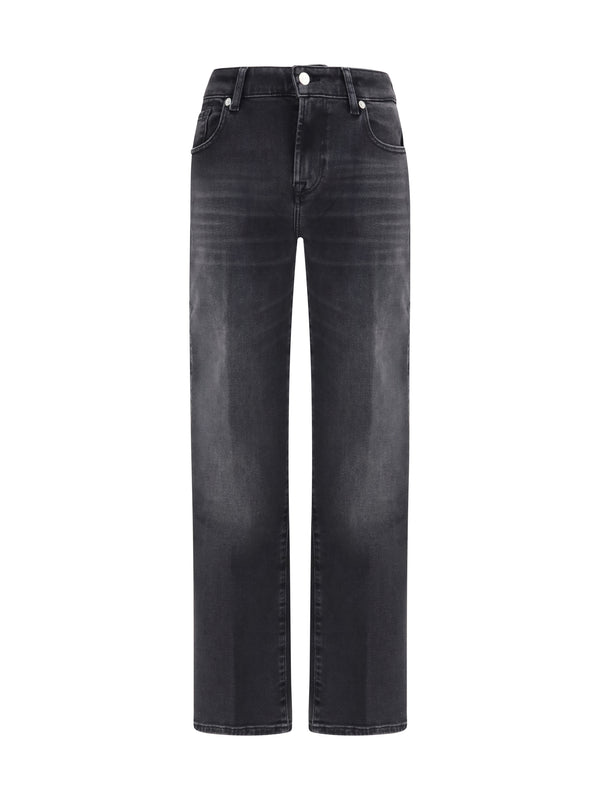7for 79% Cotton jeans in black