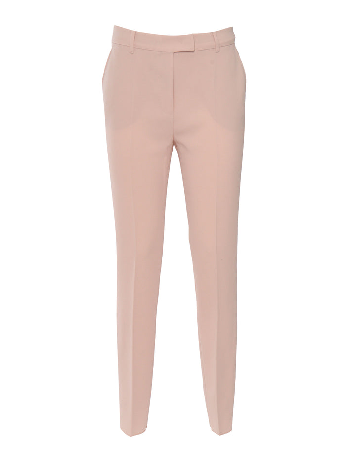 JERTA Long trouser Pink Triacetate Polyester Pant