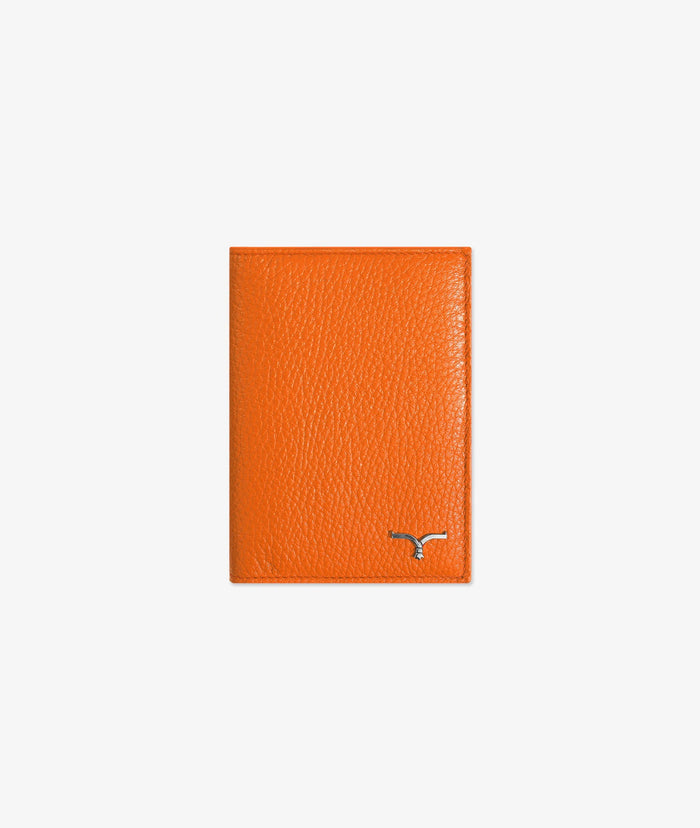 Passport Holder Fiumicino Orange Document And