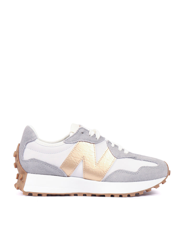 Scarpa Lifestyle - DONNA TIER 3 Suede-Leather GREY MATTER GOLD METALLIC Suede Fabric 2 Leather Sneaker
