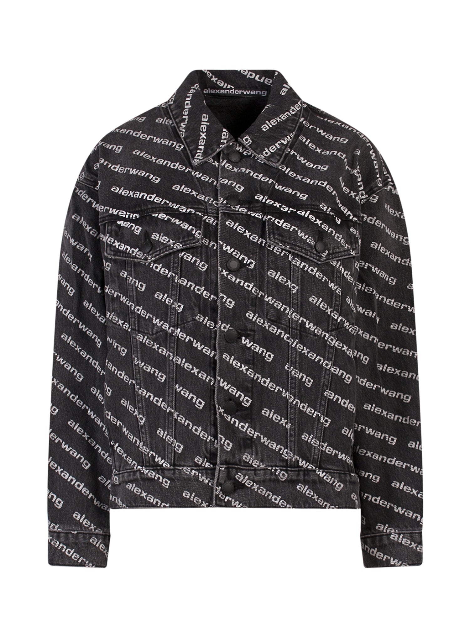 Denim x Alexander Wang Jackets Black 100 % Cotone